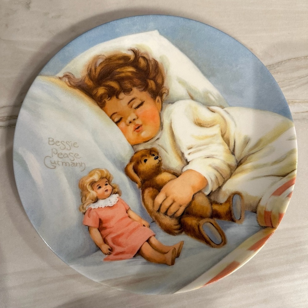 The New Friend by Bessie Pease Gutmann Vintage Collector’s Plate 612